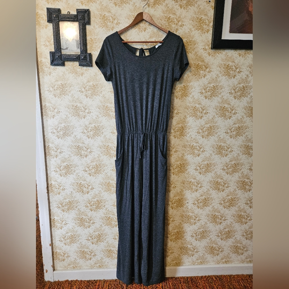 NWOT Small Egs Romper Charcoal Grey